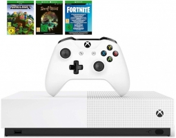 Console Xbox One S All Digital - 1To + Sea of Thieves + Minecraft + Fortnite Legendary Evolving Skin & 2000 V-Bucks