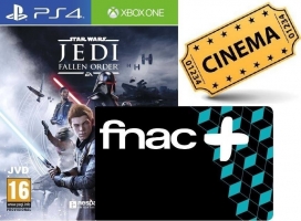 Star Wars Jedi : Fallen Order + Carte Fnac+ 1 An + Place de Cinéma (45,99€ sur PC