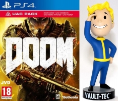 Doom - UAC Pack + Figurine Fallout 76 - Bobblehead