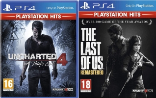 Sélection de Jeux PlayStation Hits en Promotion - Exemple : Uncharted 4 ou The Last of US