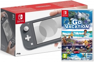 Sélection de Packs Nintendo Switch Lite en Promotion - Exemple : Console Switch Lite (Grise) + Go Vacation
