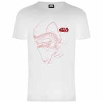 T-Shirt Homme Star Wars Blanc : Les Derniers Jedi 