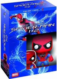 Coffret : Figurine POP - Spider-Man + Les Films The Amazing Spider-Man 1 & 2 - Blu-Ray
