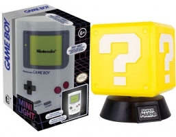 Lampe 3D Nintendo Super Mario Bloc ou Gameboy USB