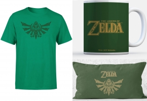 Lot Coussin T-Shirt et Tasse (Nintendo, Zelda, Jurrassic Park...)