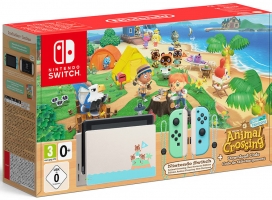 Console Nintendo Switch - Edition Animal Crossing + Le Jeu Animal Crossing New Horizons