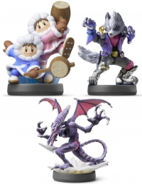 Amiibo - Ice Climbers / Ridley / Wolf