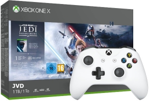 Console Xbox One X - 1To + 2ème Manette + Star Wars Jedi : Fallen Order - Edition Deluxe ou Forza Horizon 4 + DLC LEGO 