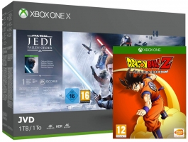 Console Xbox One X - 1To + Dragon Ball Z Kakarot + Star Wars Jedi : Fallen Order