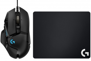 Souris Logitech G502 SE Hero - Filaire + Tapis de souris G240