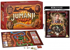 Film Jumanji - 4K Ultra HD & Blu-ray + Le Jeu de Société Jumanji