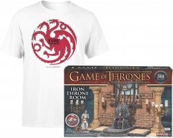 Set de construction Game Of Thrones (314 pièces) + T-Shirt Fire And Blood (Taille M)