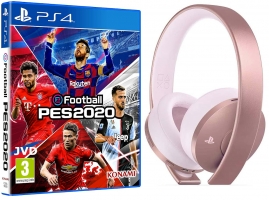 Micro-Casque sans Fil - Edition Gold (Rose) + PES 2020