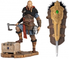 (Optimisation) Figurine Assassin's Creed Valhalla - Eivor l'Ami des Loups (25cm) + Lame Secrète d'Eivor (37cm)