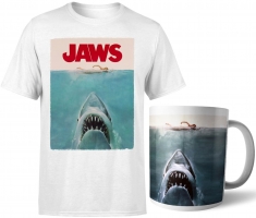 Lot Les dents de la mer : T-Shirt (au choix) + tasse