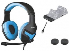 Casque Gamer PS-400 + Station de charge + 1 paire d'appuie pouces