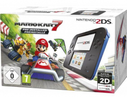 Console Nintendo 2DS Noir/Bleu + Mario Kart 7