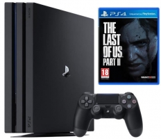Console PS4 Pro - 1To + The Last of US 2