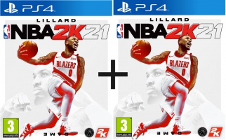 2 Exemplaires du Jeu NBA 2K21