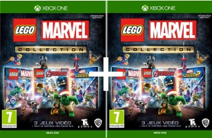 2 Exemplaires du Jeu Lego Marvel Collection (3 Jeux)