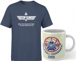 Lot Top Gun : T-Shirt (Homme ou femme) + Tasse