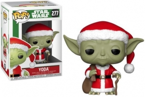 Figurine POP Star Wars - Holiday Santa Yoda