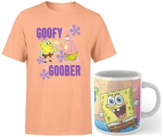 Lot Bob l'éponge : T-shirt + Tasse