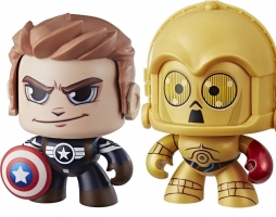 Figurine Mighty Muggs Captain America / C3PO / Spider-Gwen