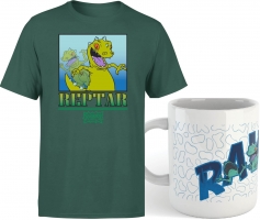 Lot Les Razmoket - T-Shirt + Tasse Reptar