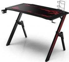 Bureau Gaming Alpha Omega Players Noir et Rouge