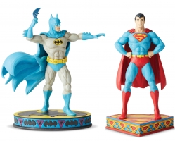 DC Comics - Figurine peinte à la main 22 cm - Superman ou Batman