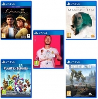 Shenmue III + Man of Medan + Plants VS. Zombies: Battle for Neighborville + FIFA 20 + Génération Zéro 