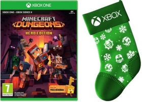 Minecraft Dungeons - Hero Edition + Chaussette de Noël Xbox