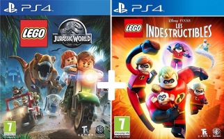 1 Jeu Lego Acheté = 1 Jeu Lego Offert - Ex : Lego Jurassic World + Lego Les Indestructibles