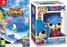 Team Sonic Racing + Figurine POP - Sonic