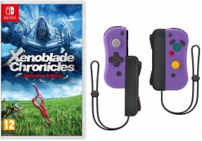 Paire de manettes - Under Control iiCon (Couleur au Choix) + Xenoblade Chronicles Definitive Edition