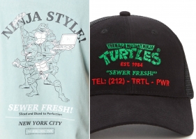 T-Shirt Tortues Ninja (au choix) + Casquette