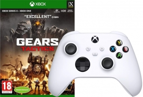 Manette pour Xbox Series X / S / One - Robot White + Gears Tactics