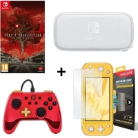 Deadly Premonition 2 + Manette Samus Chrome + Pochette Transport et Protection Ecran  pour Switch Lite + Verre Anti-Lumière