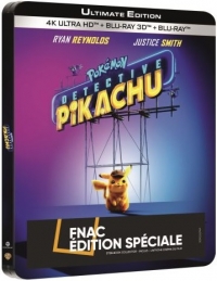 Pokémon Détective Pikachu - Edition Spéciale Fnac Steelbook - 4K Ultra HD & Blu-ray