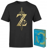 Lot Zelda : T-Shirt + Carnet 