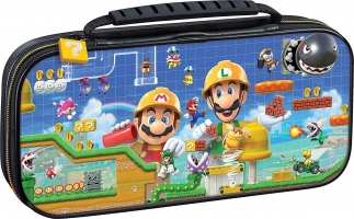 Pochette Officielle Nintendo Switch - Mario Maker + Boîtiers de Rangement