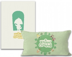 Lot Animal Crossing : Coussin + Poster
