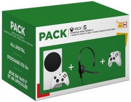 Console Xbox Series S - SSD 512Go + 2ème Manette + Micro-Casque Mono