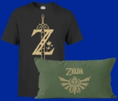 Lot : T-Shirt + Coussin Zelda