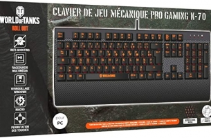 Clavier de jeu mécanique Konix World of Tanks Pro Gaming K-70