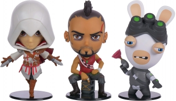 Figurine Ubisoft Heroes - Ezio / Vaas / Nomad / Rabbids Sam Fisher