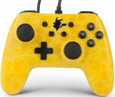 Manette filaire PowerA pour Nintendo Switch - Pokémon - Pikachu Silhouette