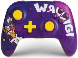 Manette sans Fil Améliorée  - Power A - Edition Waluigi + 3,49€ Offerts