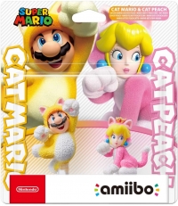 Pack de Figurines Amiibo - Mario Chat & Peach Chat